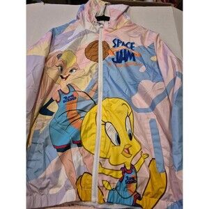 Members Only x Space Jam A New Legacy Windbreaker MWL160122-PNC Unisex L